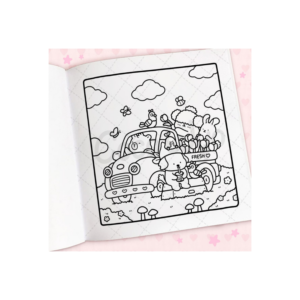 Cozy Cuties: A Cute and Comfy Colouring Book (Coco Wyo)