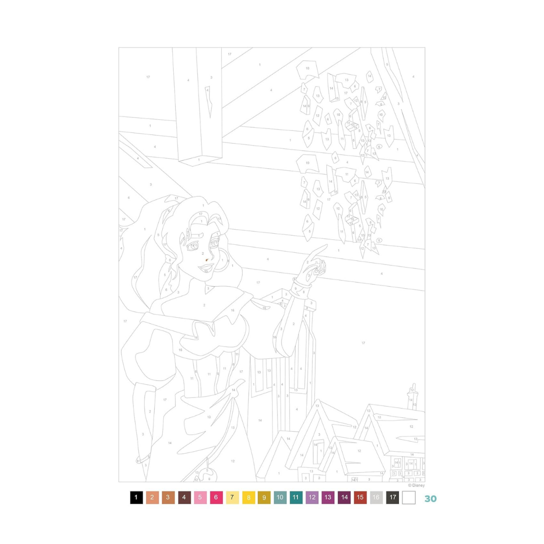 Coloriages au numéro Disney - Les Grands classiques