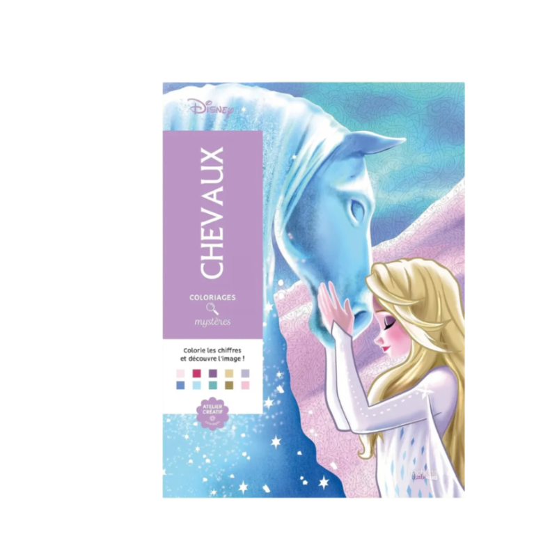 Coloriages mystères Disney - Chevaux