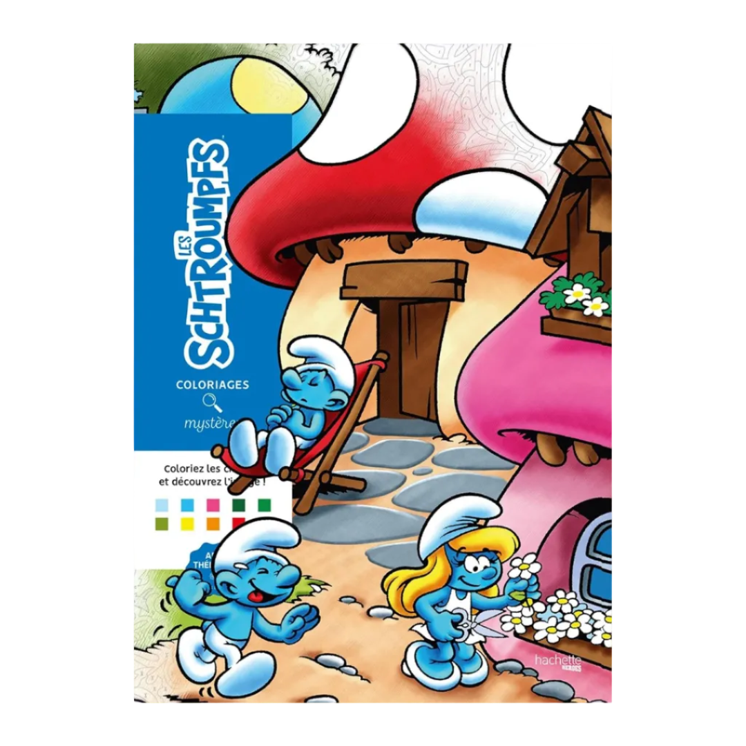 Coloriages mystères - Schtroumpfs