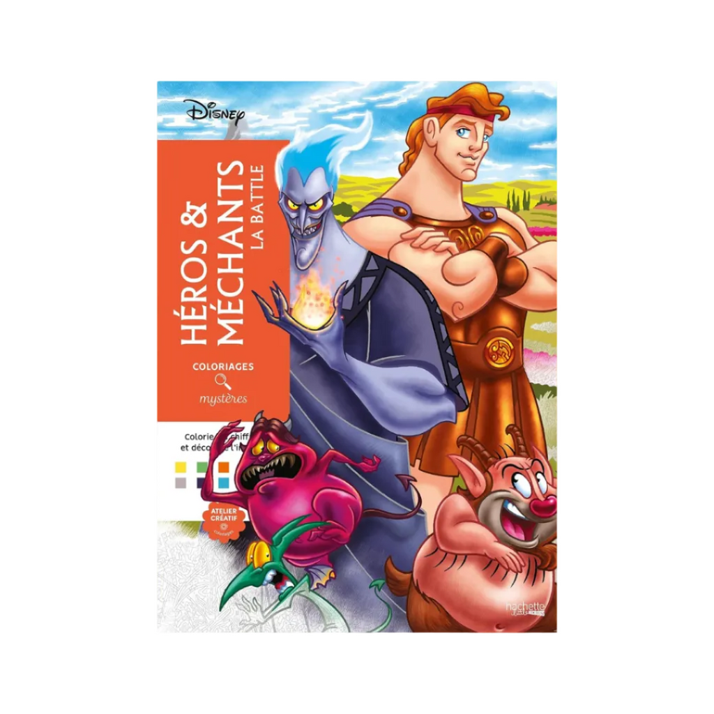 Coloriages mystères Disney - Héros & Méchants, la battle