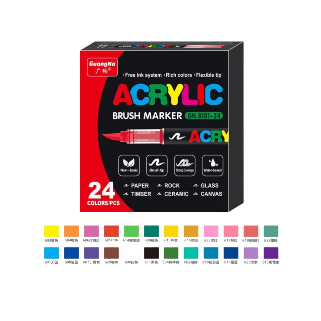 Acrylic Markers-24colors