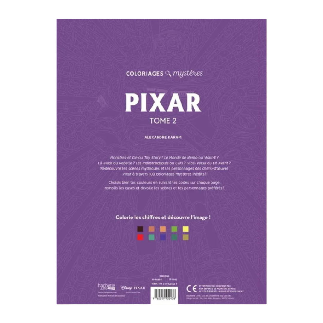 Coloriages Mystères Pixar (Tome 2)
