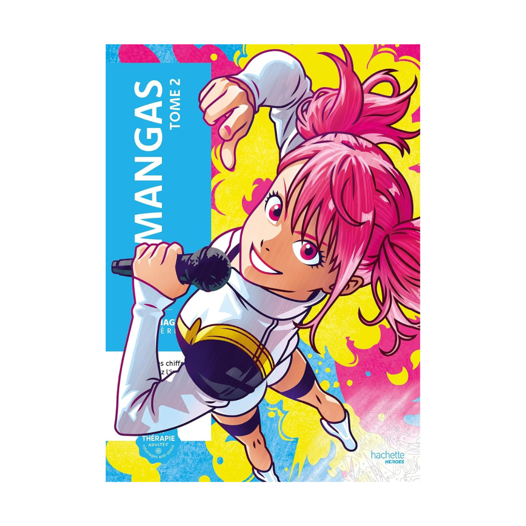 Coloriages Mystères - Mangas Tome 2