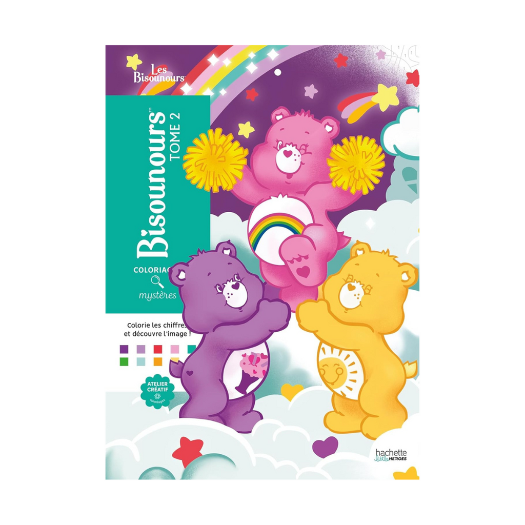 Coloriages Mystères - Bisounours Tome 2: Coloriez les chiffres et découvrez l'image