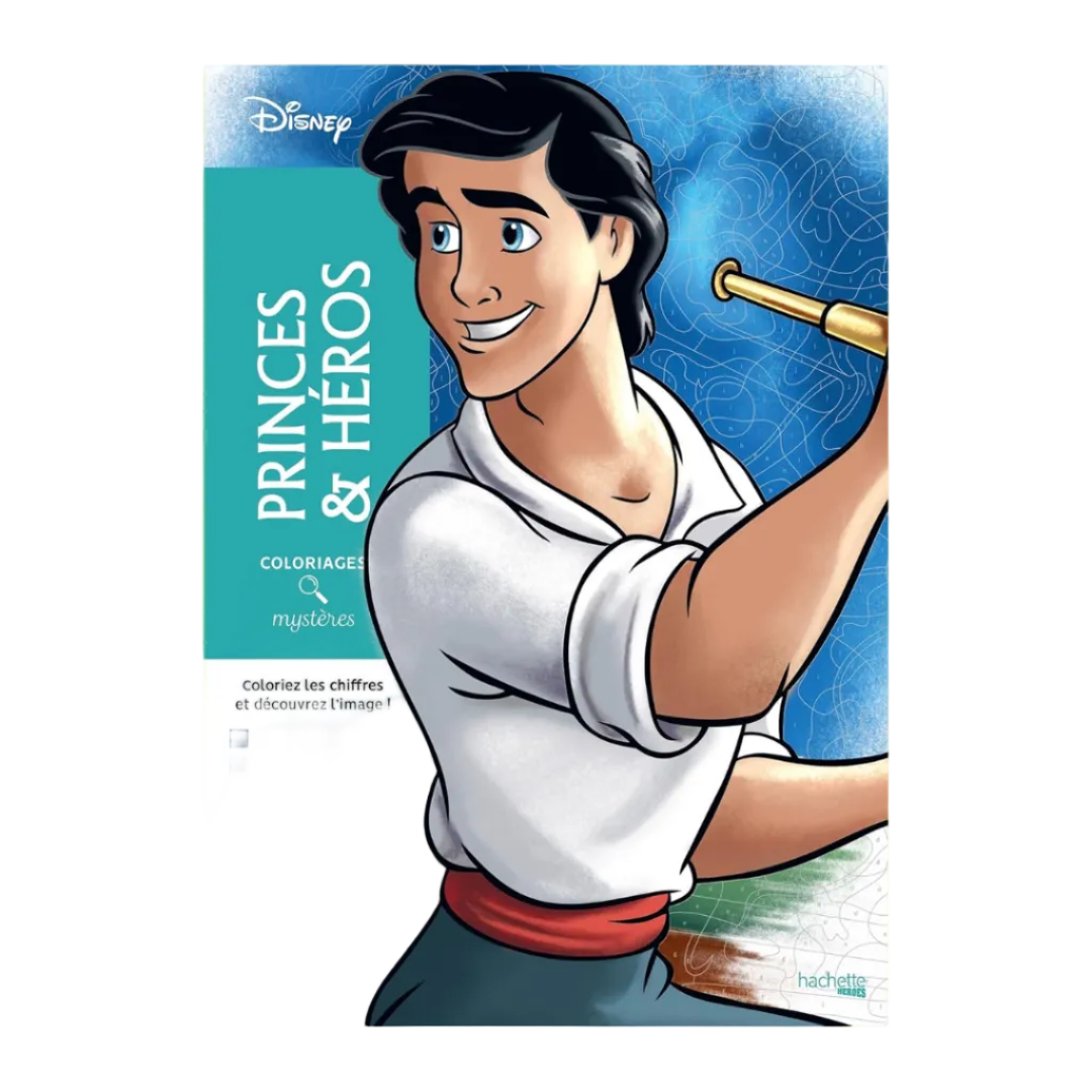 Coloriages mystères Disney - Princes et Héros