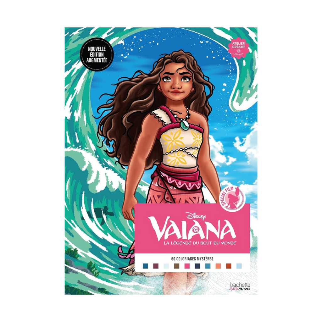 Coloriages mystères Disney - Spécial Film : Vaiana - Nouvelle édition augmentée: Colorie les chiffres et découvre l'image