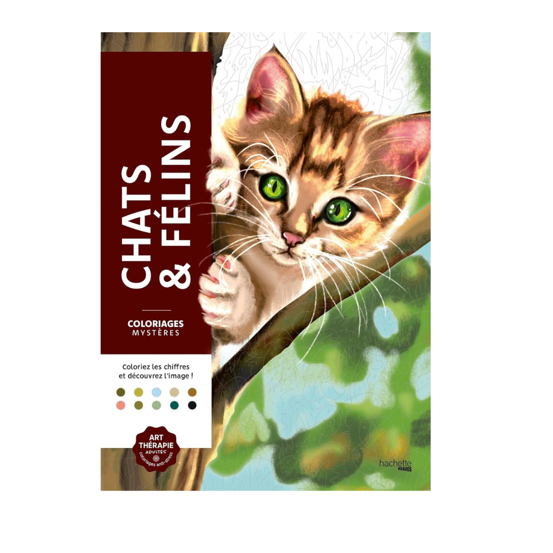 Coloriages mystères - Chats et félins