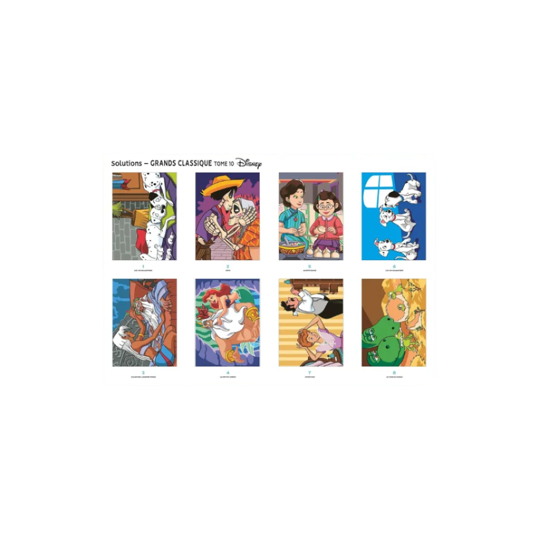 Coloriages mystères Disney - Famille