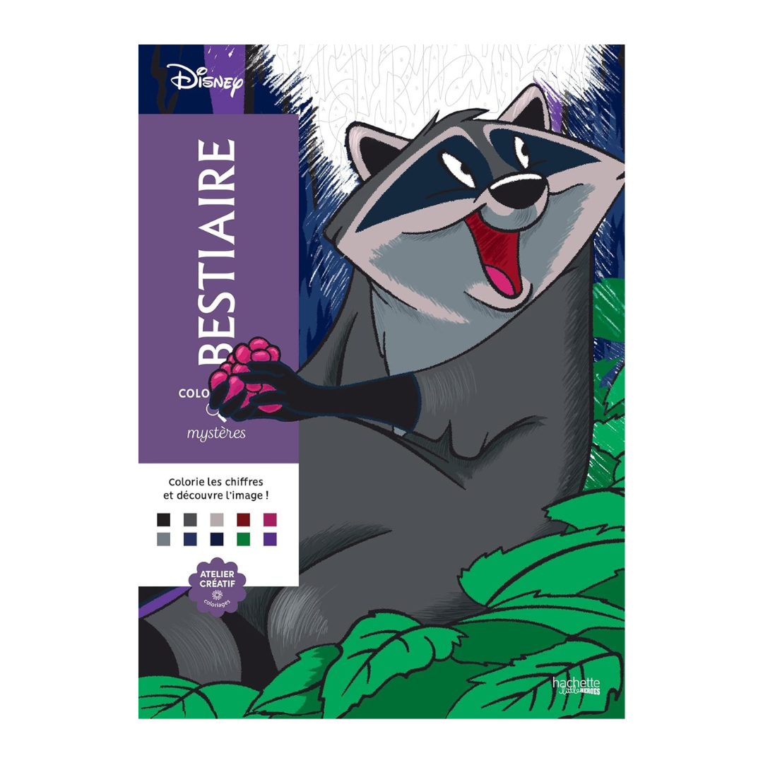 Coloriages mystères Disney - Bestiaire