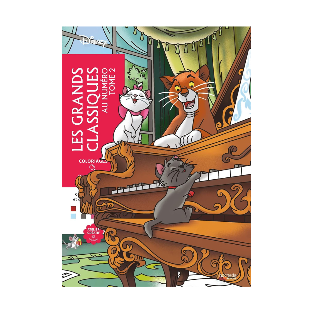 Coloriages au numéro - Grands classiques Tome 2