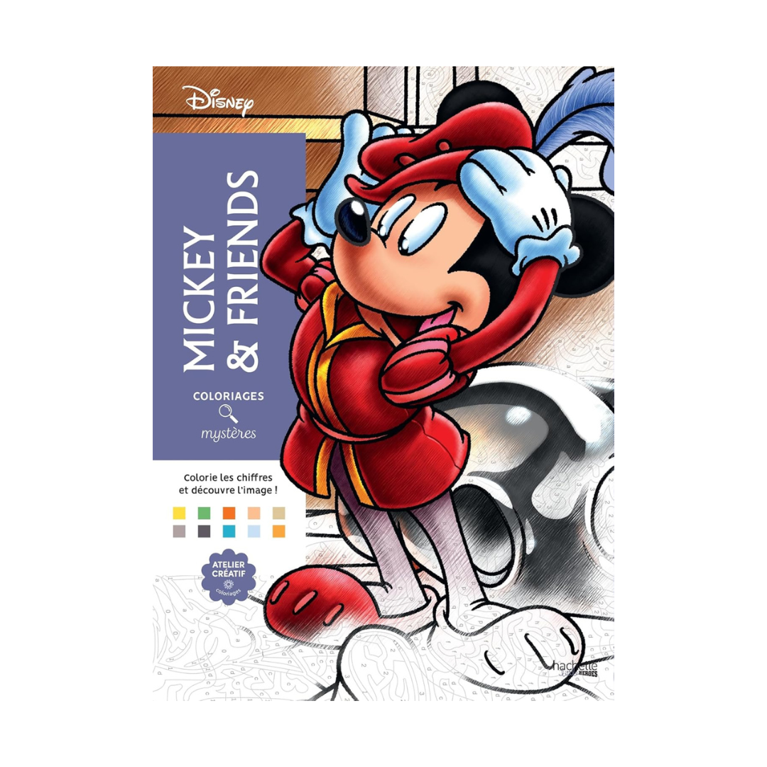 Coloriages mystères Disney Mickey and friends