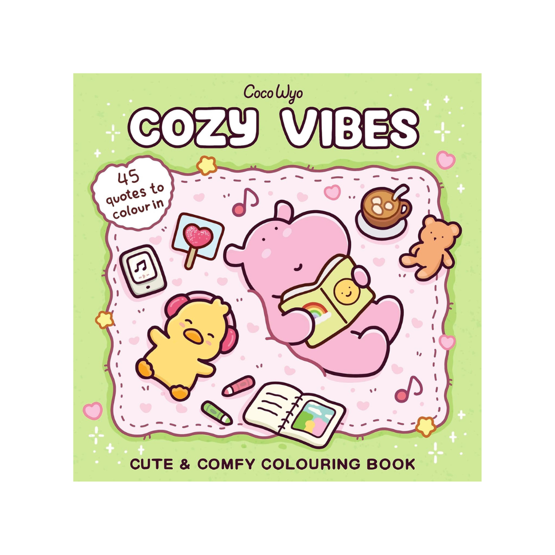 Cozy Vibes: A cozy and comfy colouring book (Coco Wyo)