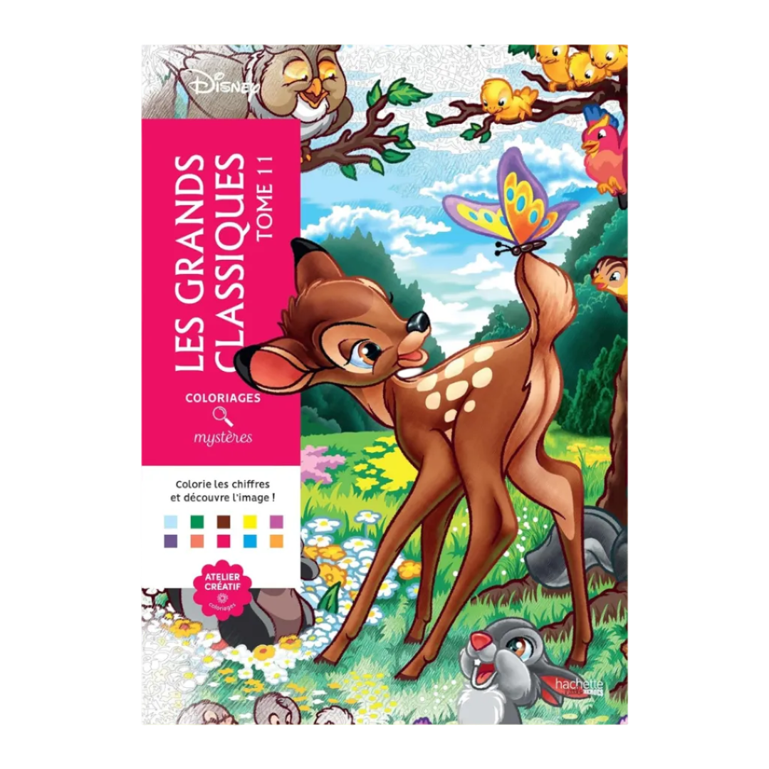 Coloriages mystères Disney - Les Grands classiques Tome 11