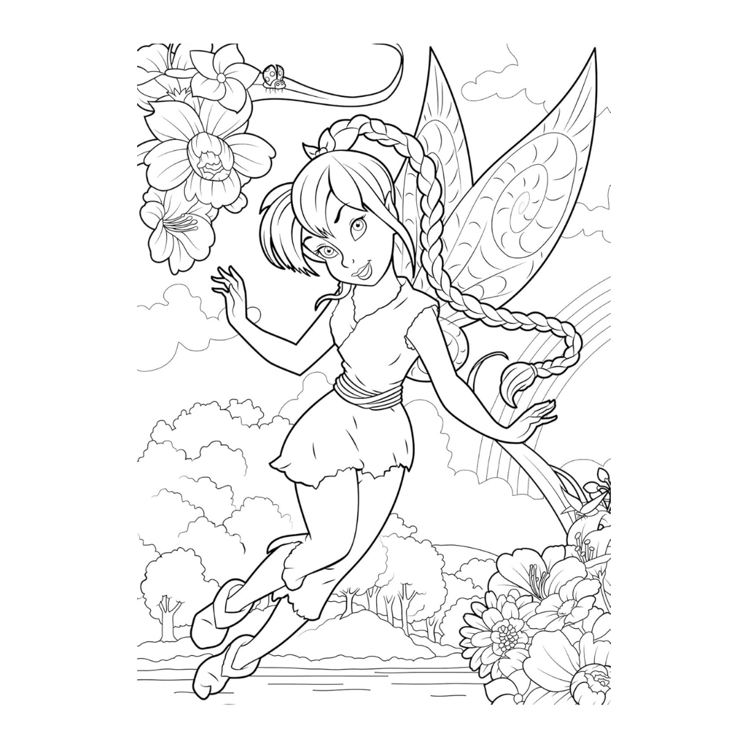 Coloriage Disney Les Fées - La Magie des fées