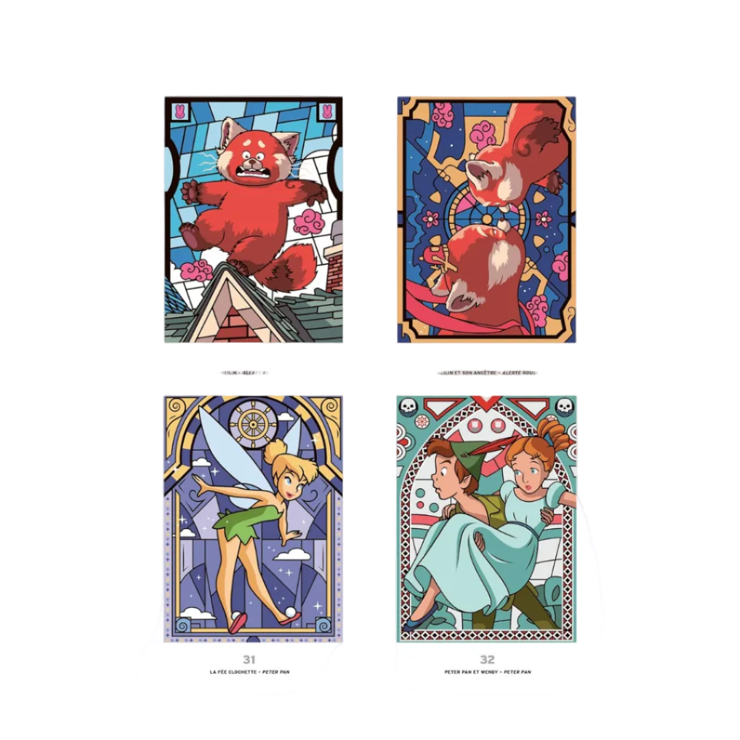 Coloriages mystères Disney - Vitraux Tome 2