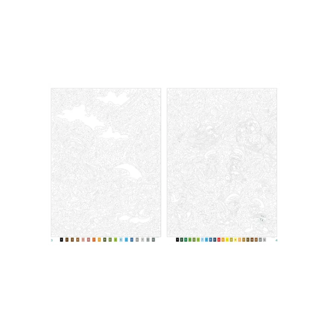 Coloriages mystères - Schtroumpfs
