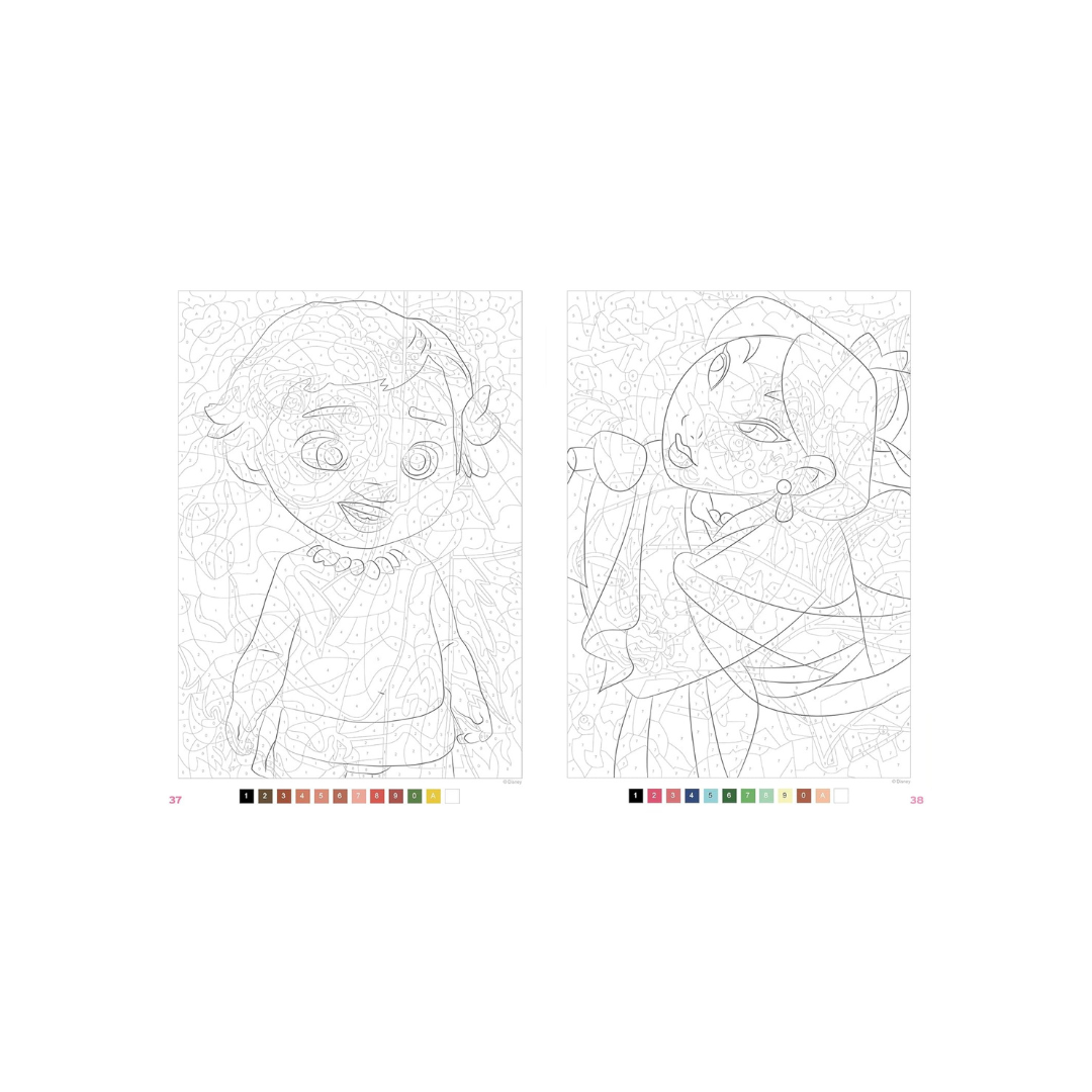Coloriages mystères Disney - Trompe l'oeil Babies