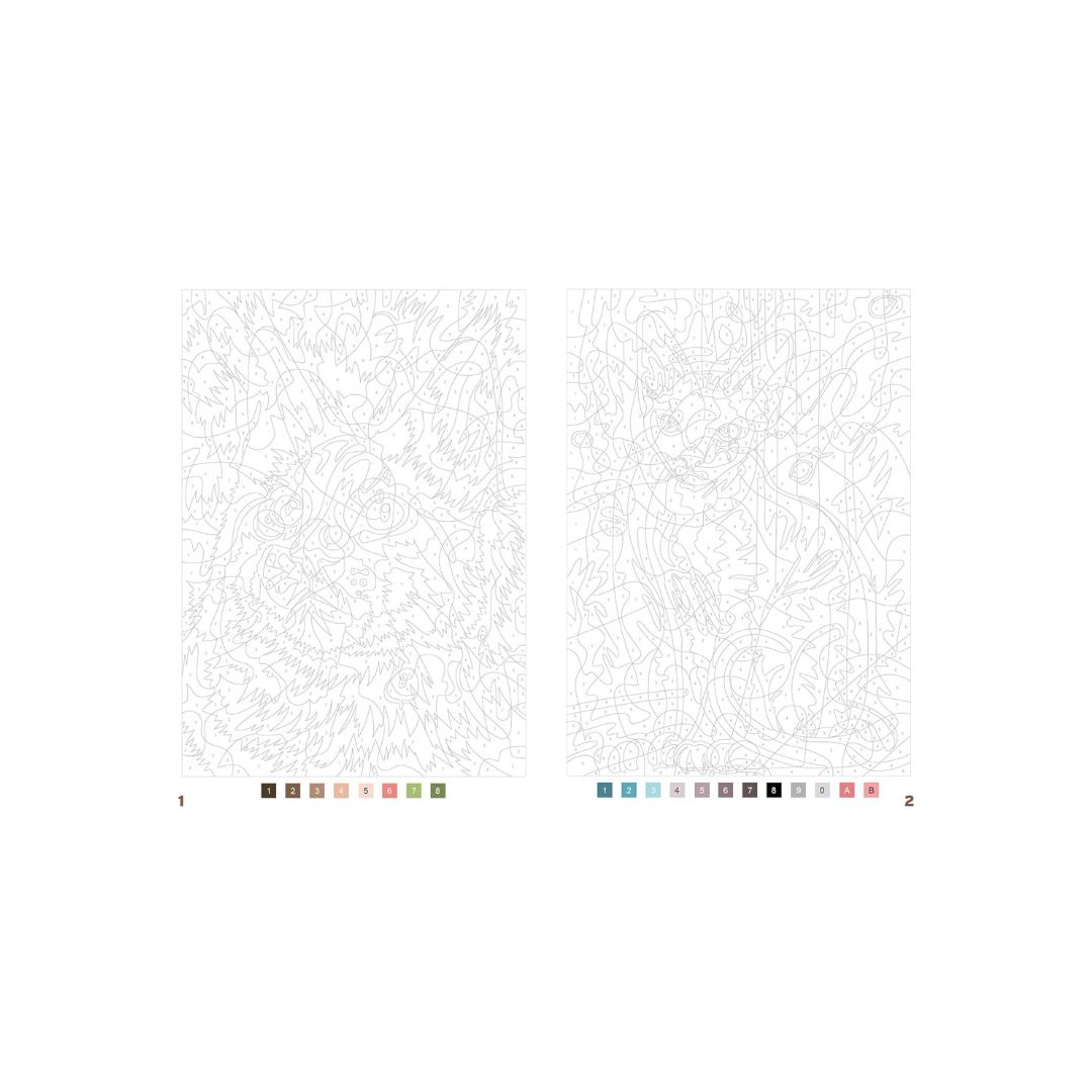 Coloriages mystères - Chats et félins