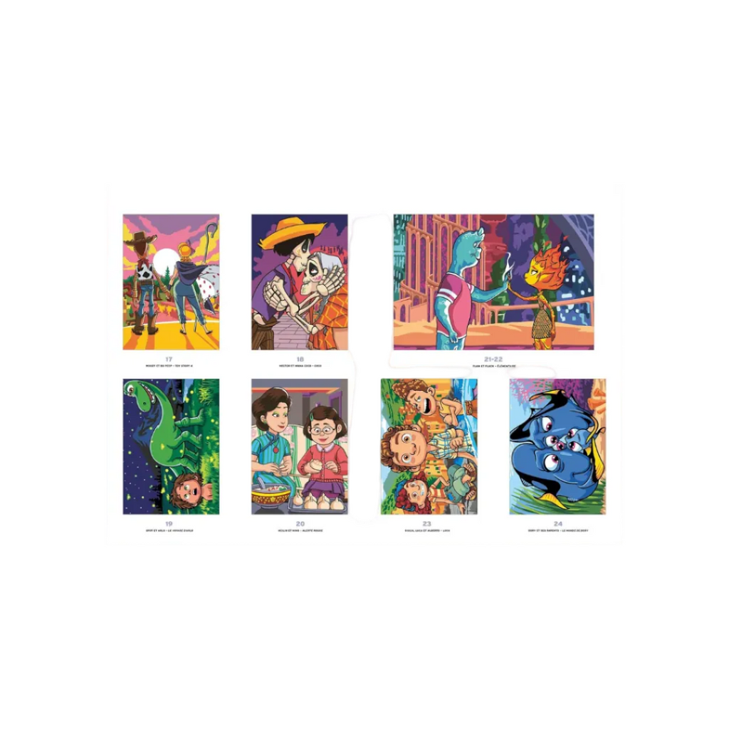 Coloriages mystères Disney - Best of Pixar