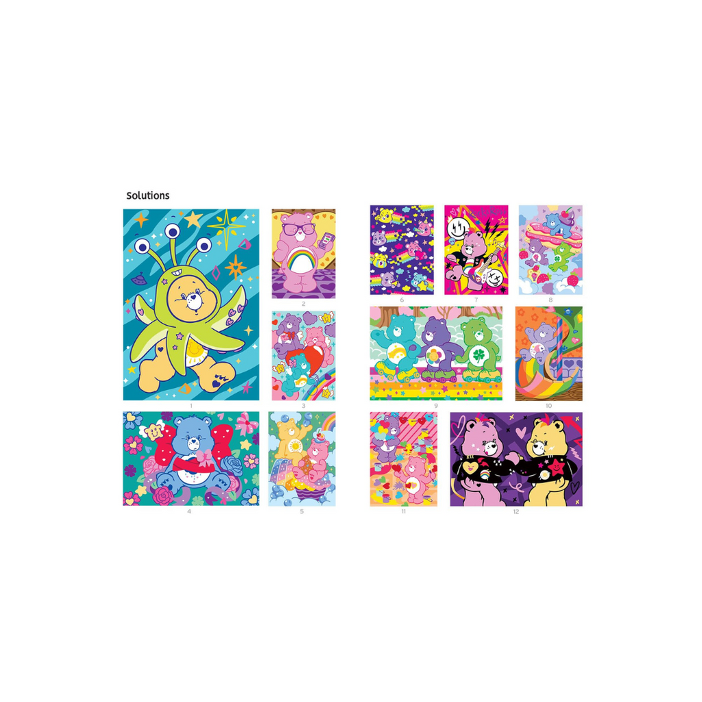 Coloriages Mystères - Bisounours Tome 2: Coloriez les chiffres et découvrez l'image