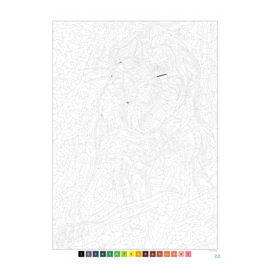 Coloriages mystères Disney Méchants