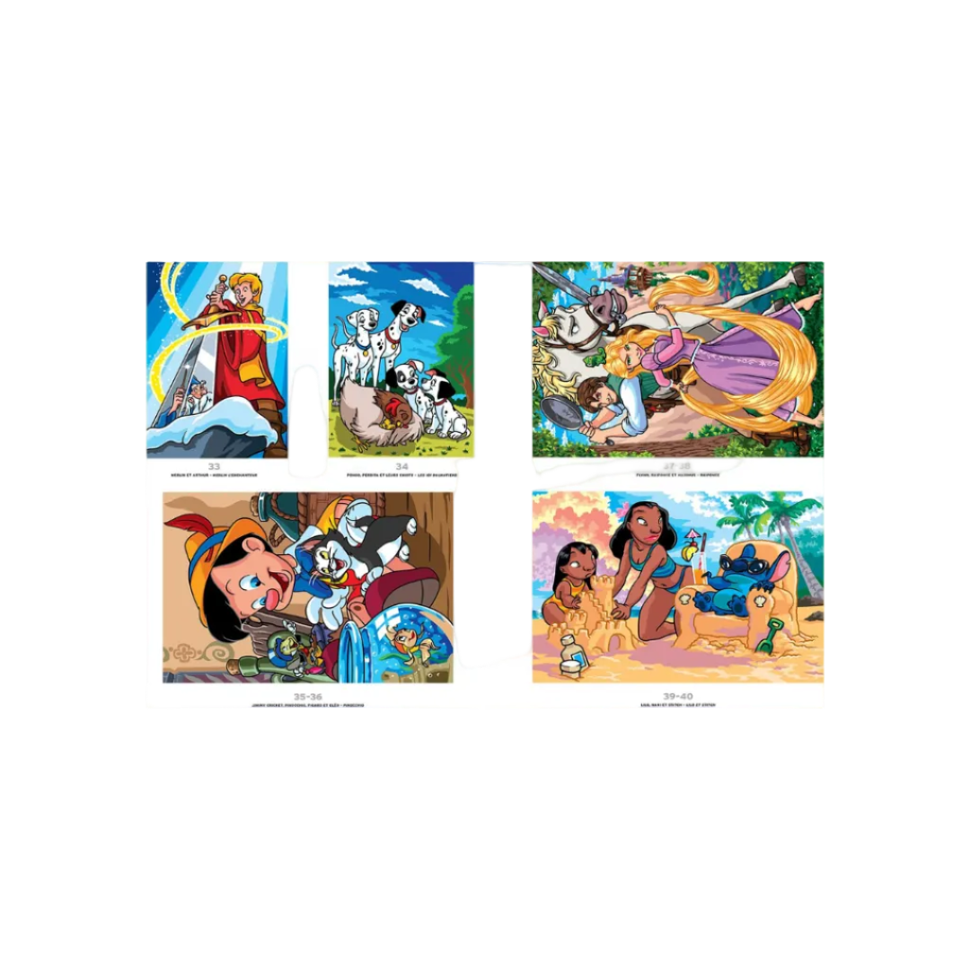 Coloriages mystères Disney - Grands classiques Tome 13: Colorie les chiffres et découvre l'image