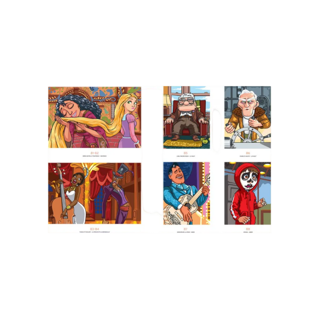 Coloriages mystères Disney - Héros & Méchants, la battle