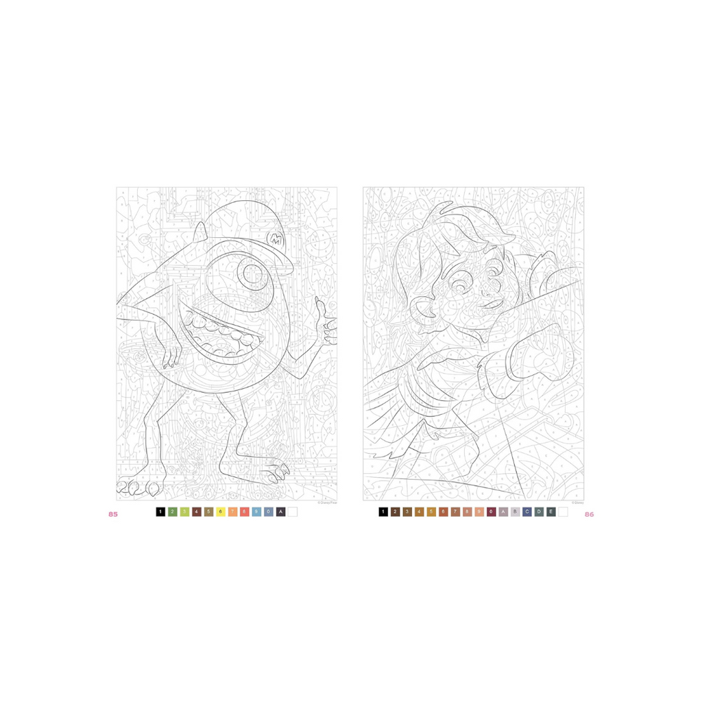 Coloriages mystères Disney - Trompe l'oeil Babies