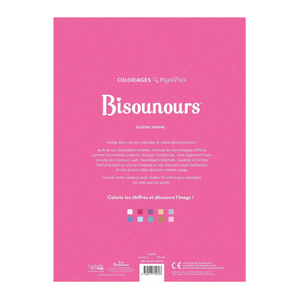 Coloriages mystères - Bisounours: Colorie les chiffres et découvre l'image !