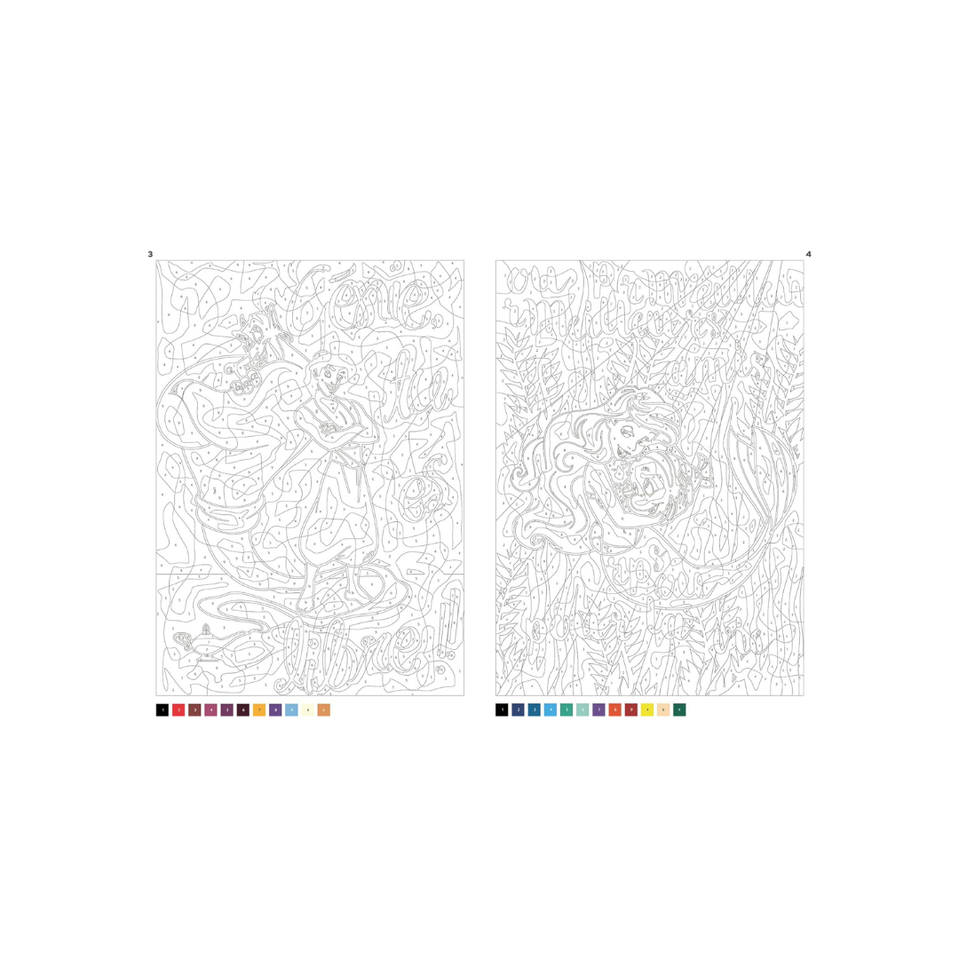 Coloriages mystères Disney - Messages mystères