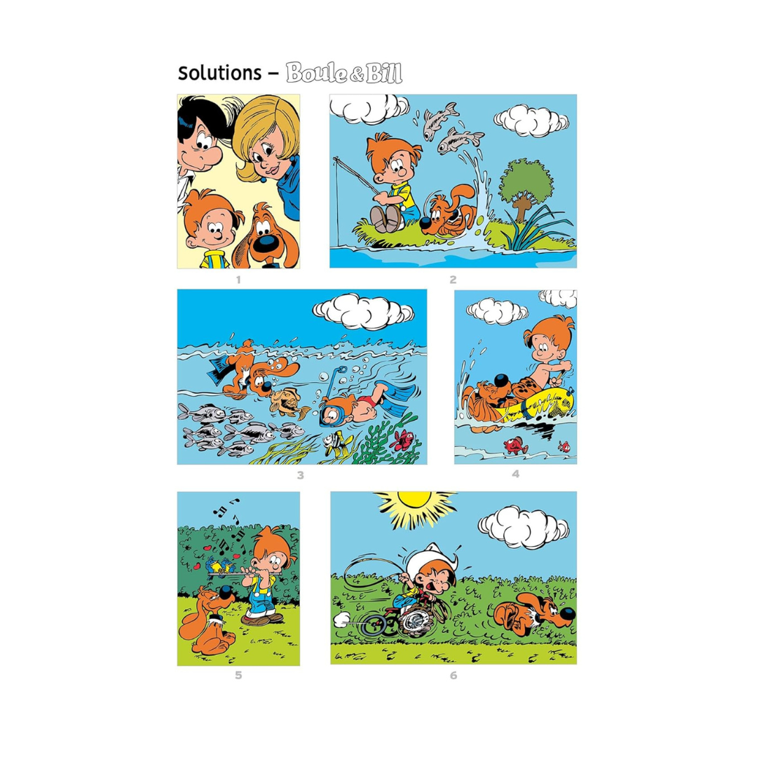 Coloriages mystères Boule & Bill: Coloriez les chiffres et découvrez l'image