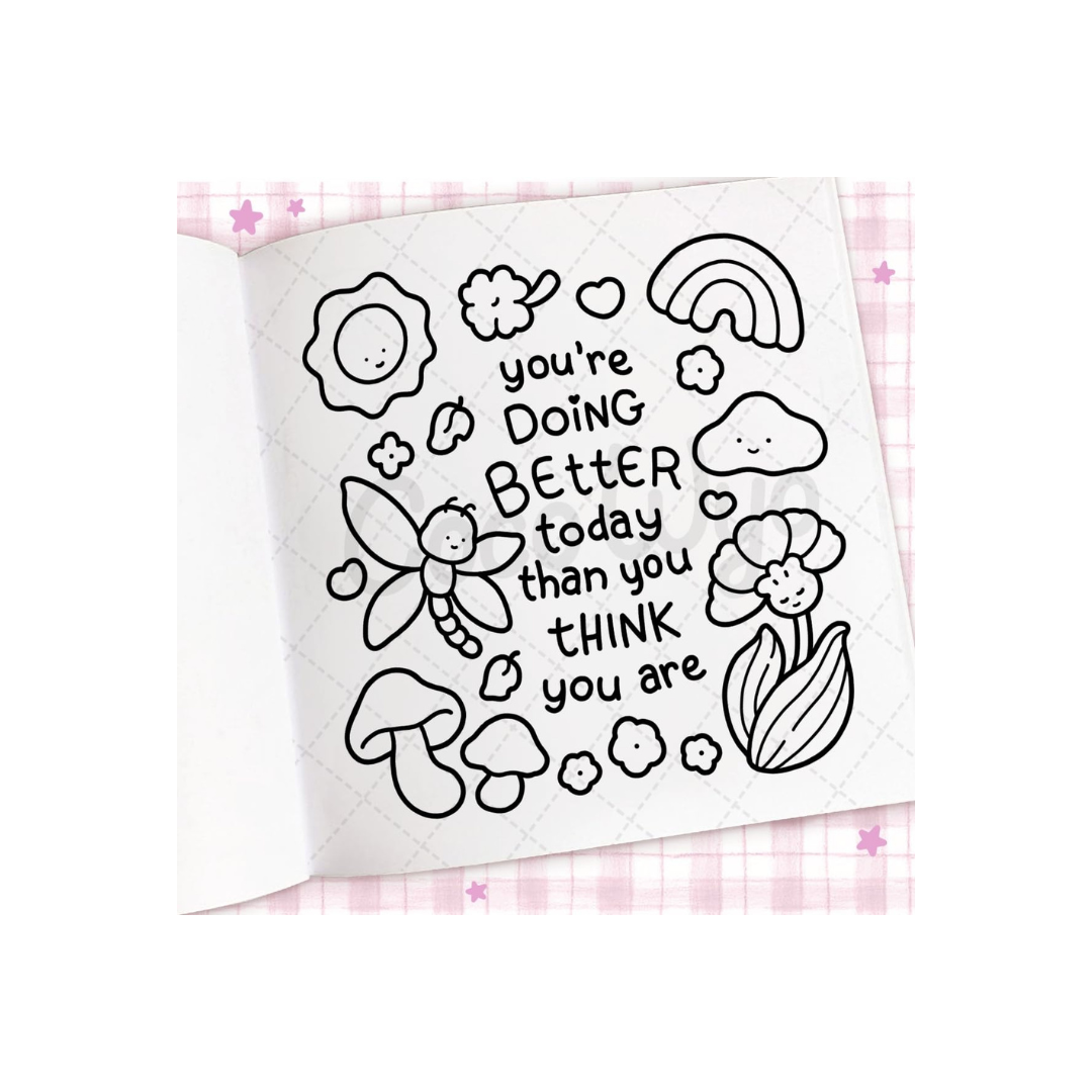 Cozy Vibes: A cozy and comfy colouring book (Coco Wyo)