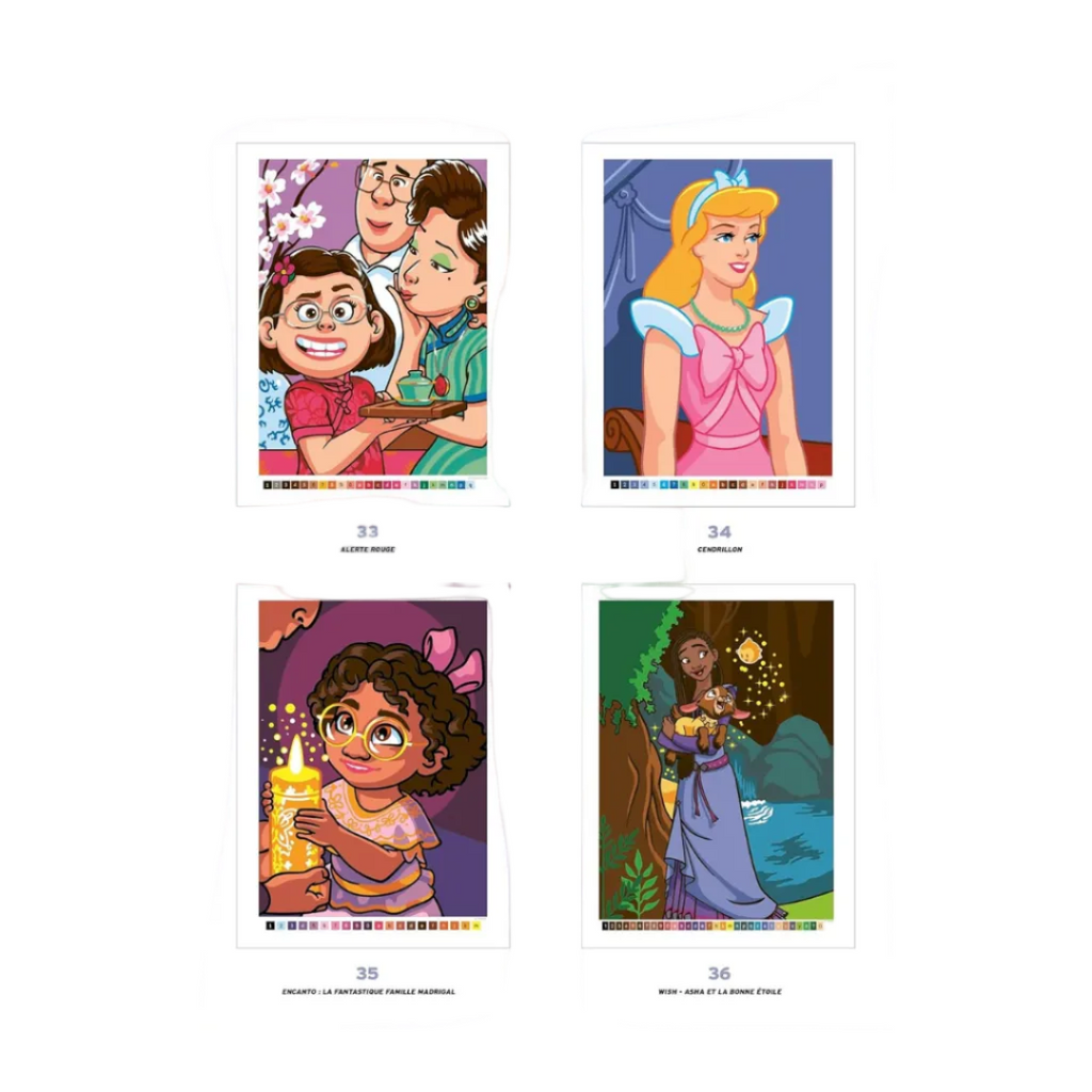 Coloriages mystères Disney - Best of Héroïnes