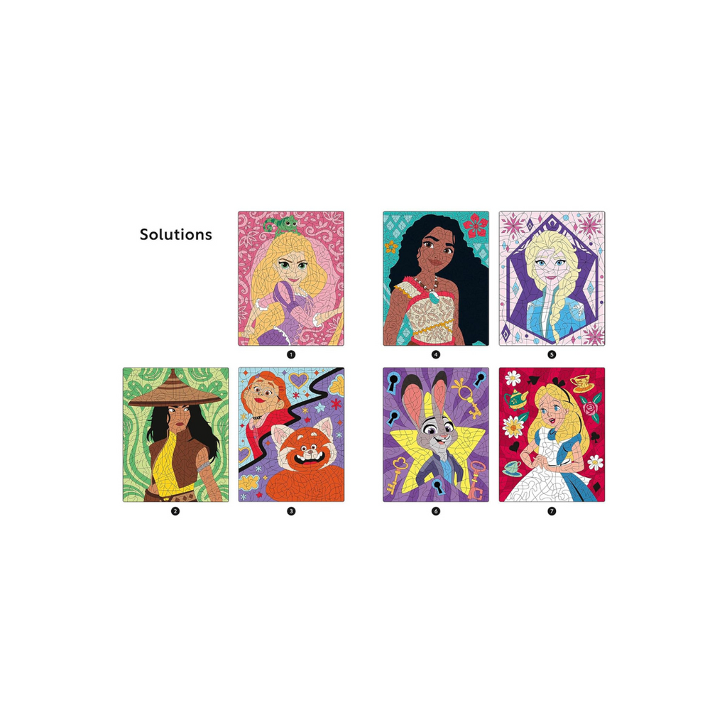 DISNEY - Mes Coloriages magiques - Mystères - Portraits d'héroïnes