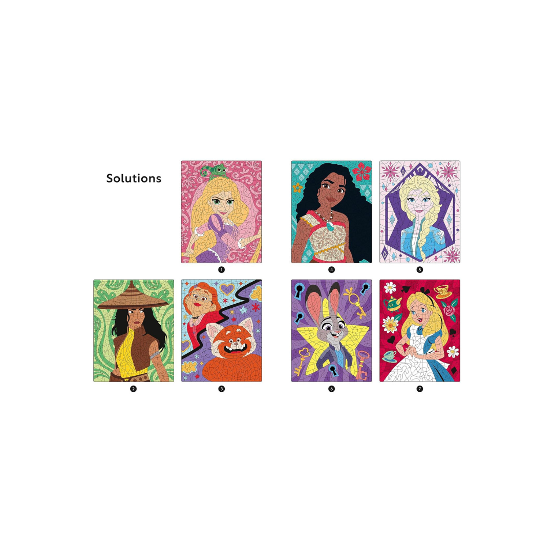 DISNEY - Mes Coloriages magiques - Mystères - Portraits d'héroïnes