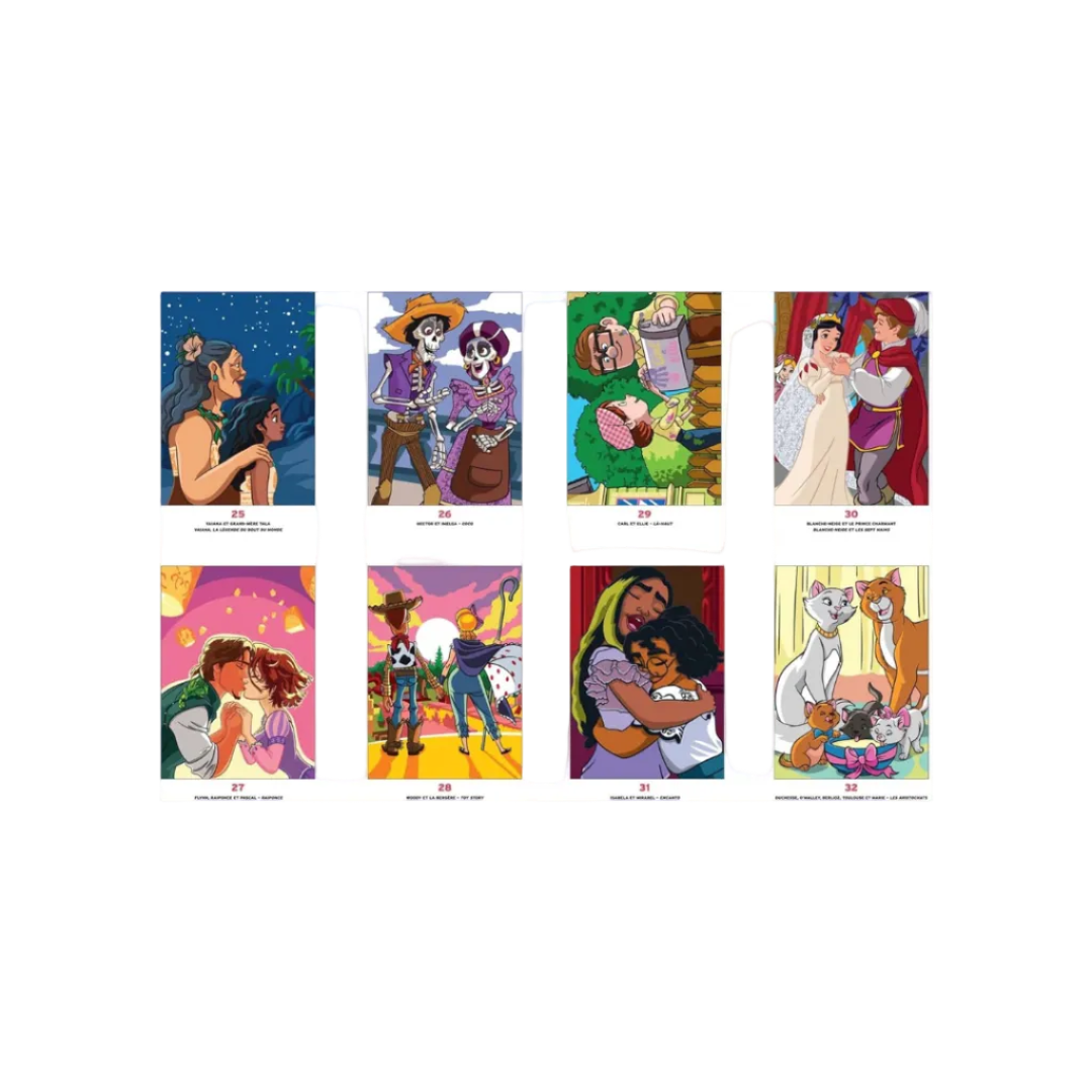 Coloriages mystères Disney - Love Stories