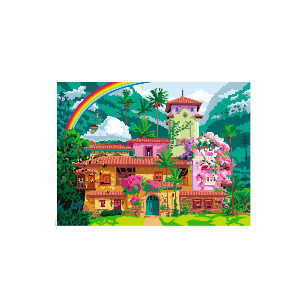 Coloriage mystère Disney - Poster Encanto: Colorie les chiffres et découvre l'image