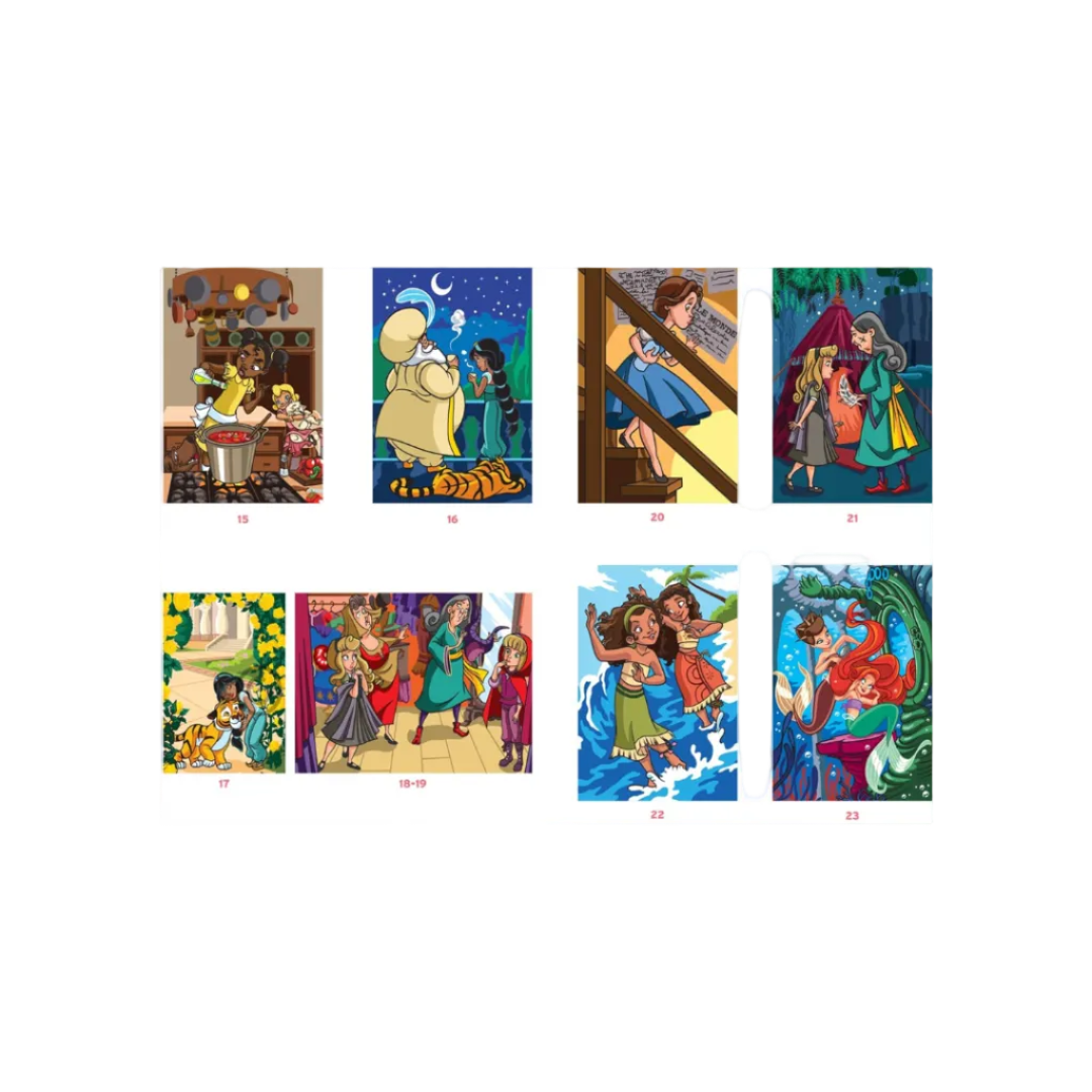Coloriages mystères Disney - Petites princesses