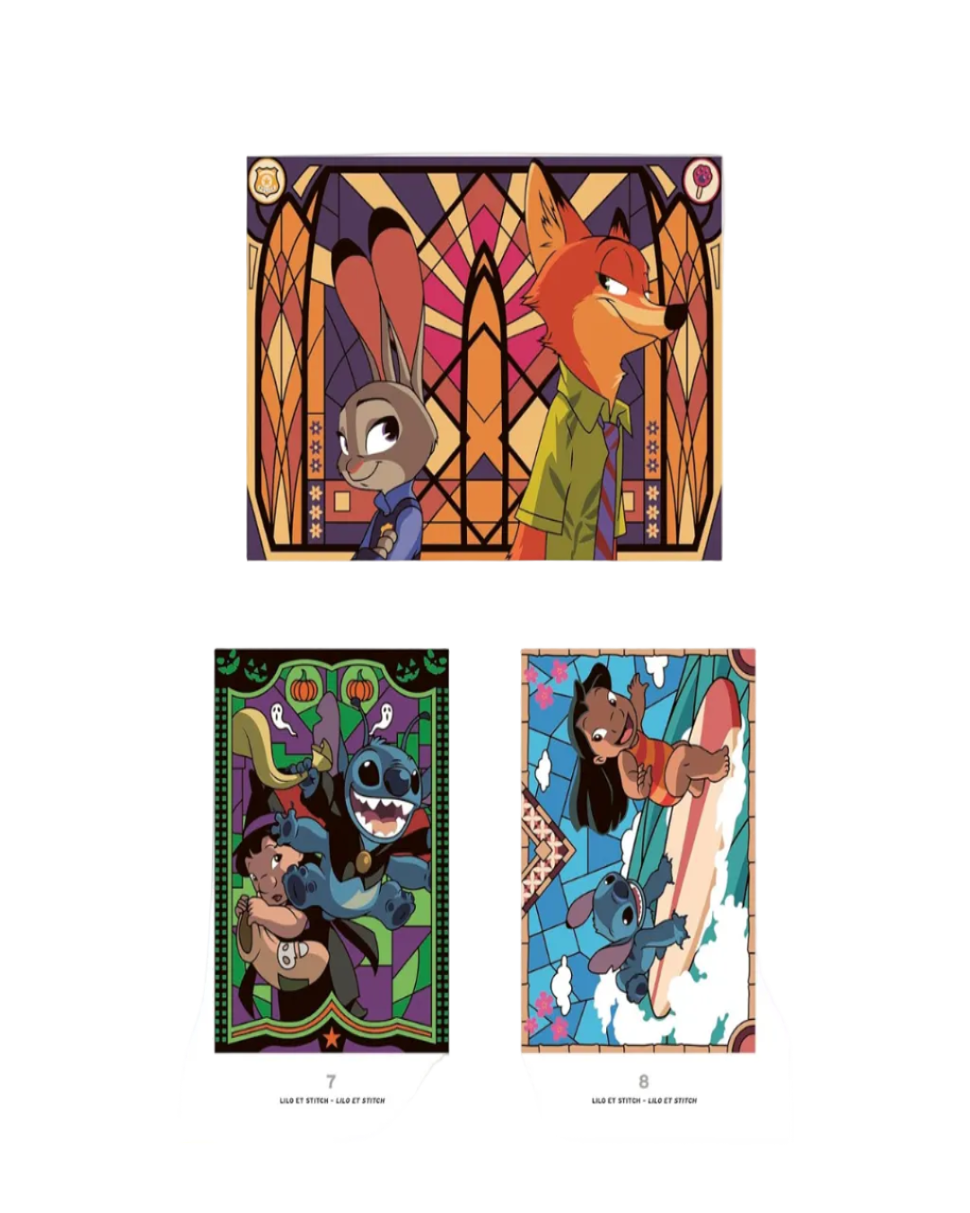 Coloriages mystères Disney - Vitraux Tome 2