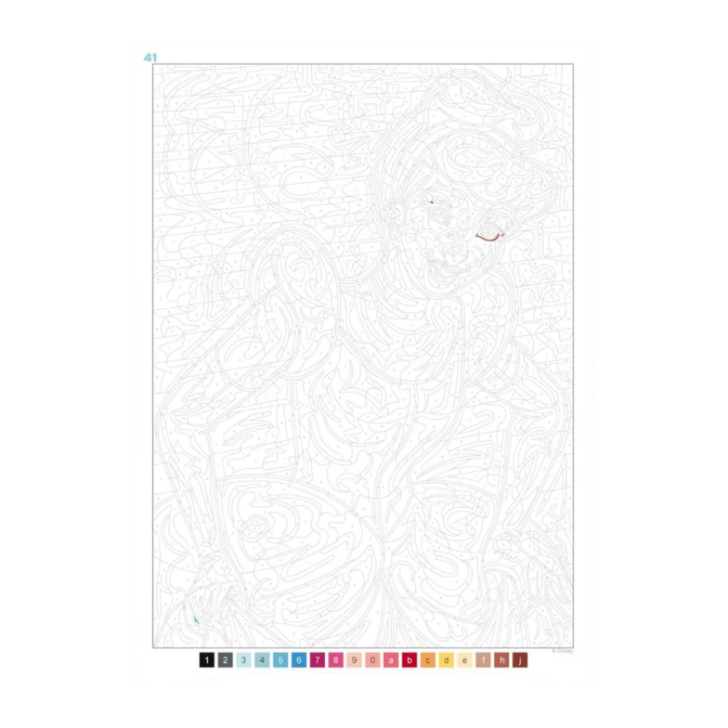 Coloriages mystères Disney Princesses: Coloriez les chiffres et découvrez l'image