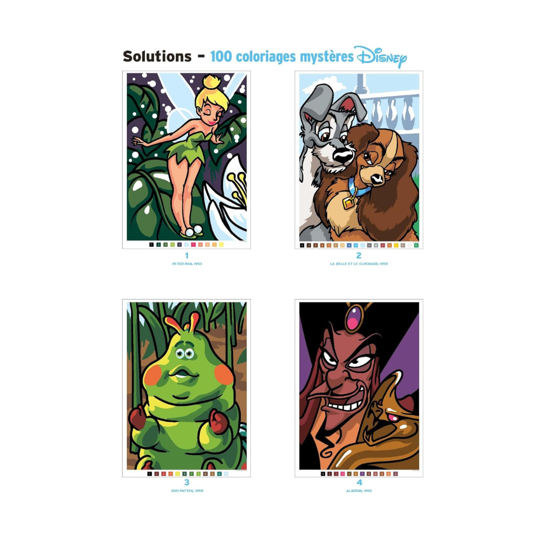 Coloriages mystères Disney - Les Grands classiques