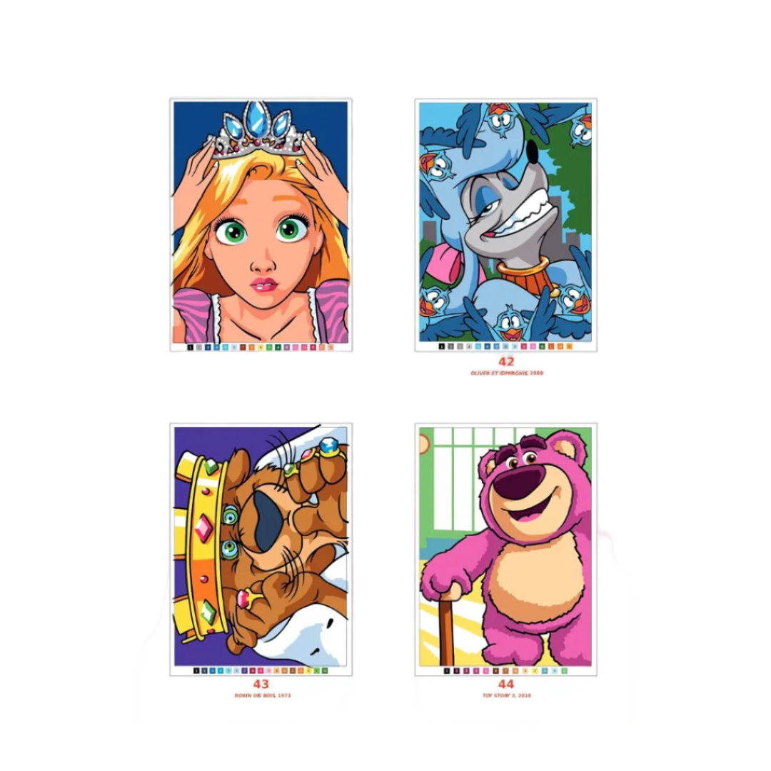 Coloriages mystères Disney - Les Grands classiques Tome 4