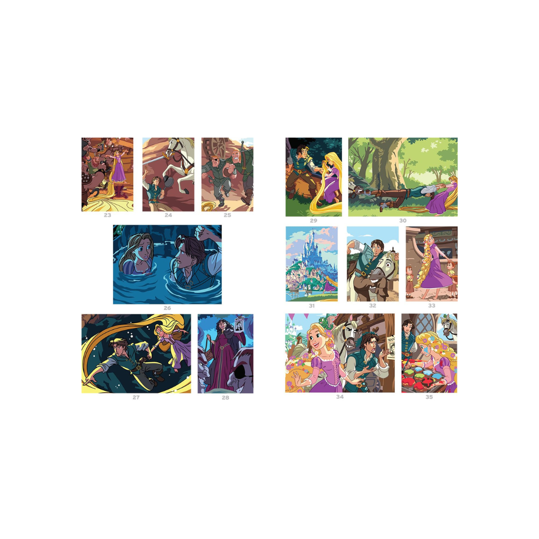 Coloriages mystères spécial film - Raiponce: Colorie les chiffres et découvre l'image