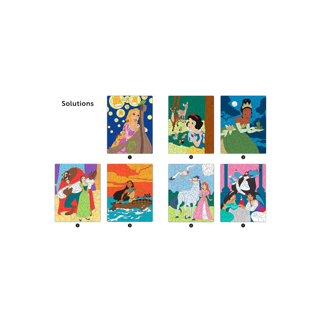 DISNEY PRINCESSES - Coloriages magiques - Mystères (7+)