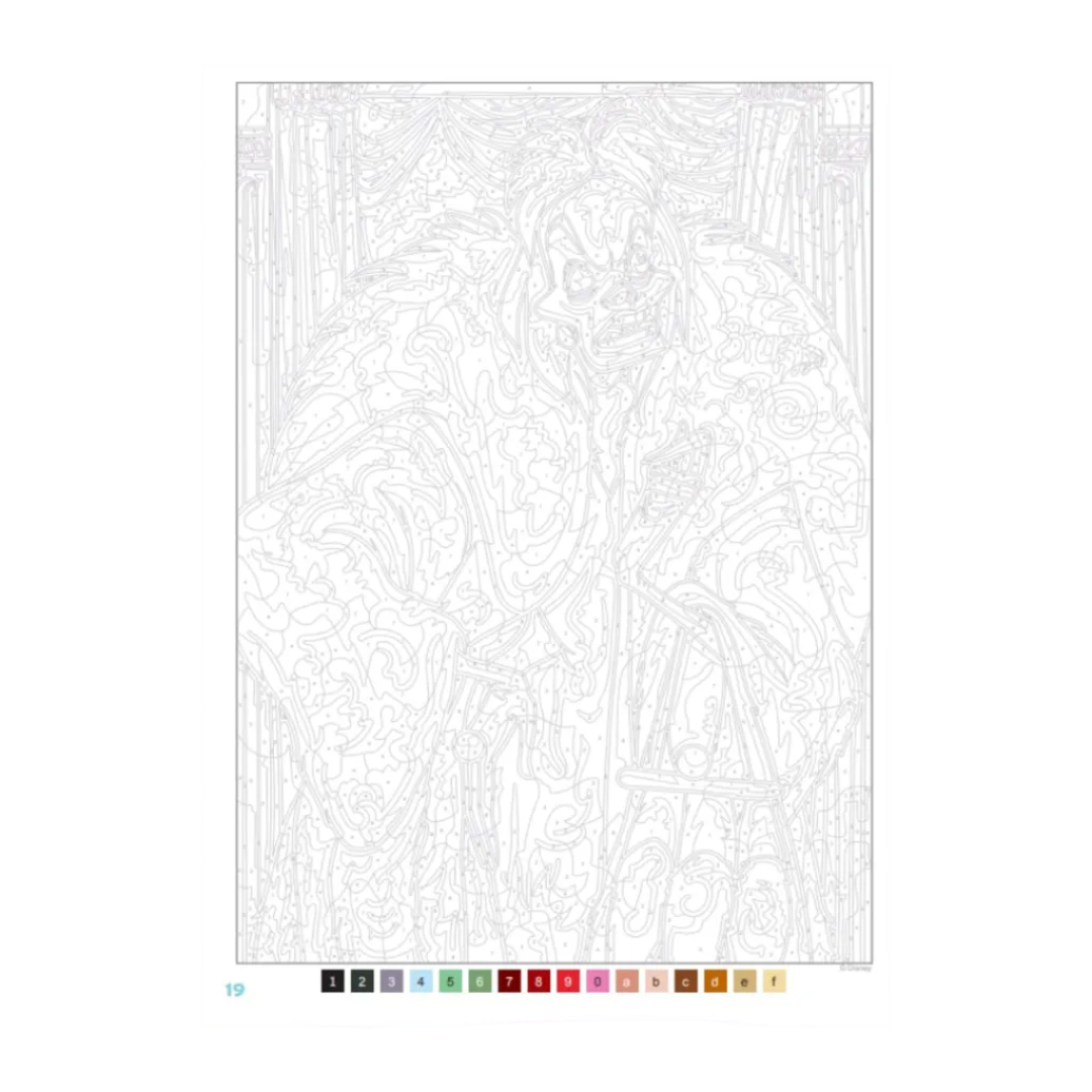 Coloriages mystères Disney Méchants
