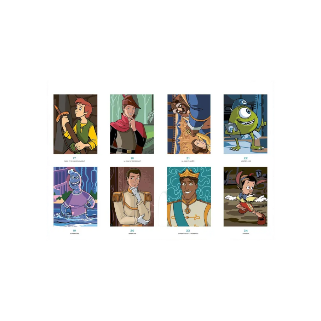 Coloriages mystères Disney - Princes et Héros