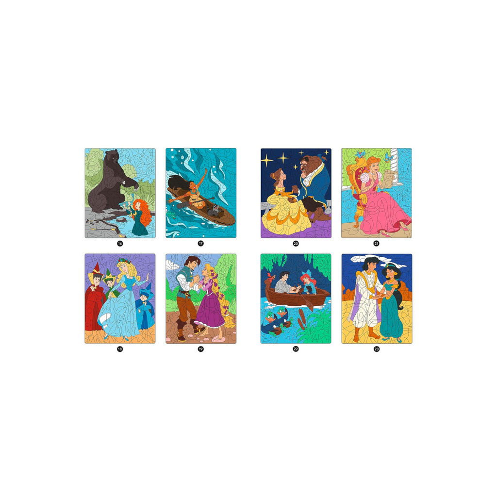 DISNEY PRINCESSES - Coloriages magiques - Mystères (7+)