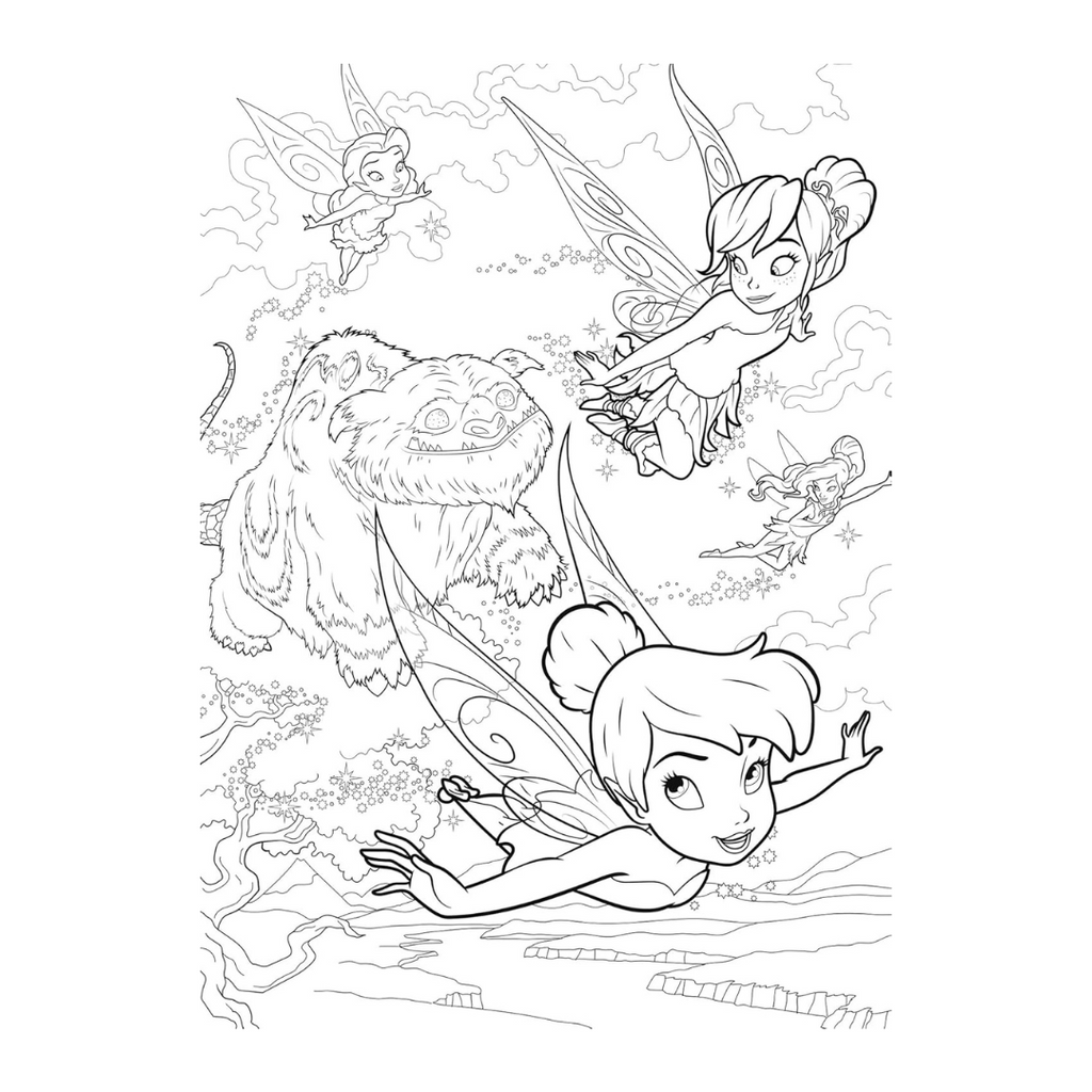 Coloriage Disney Les Fées - La Magie des fées
