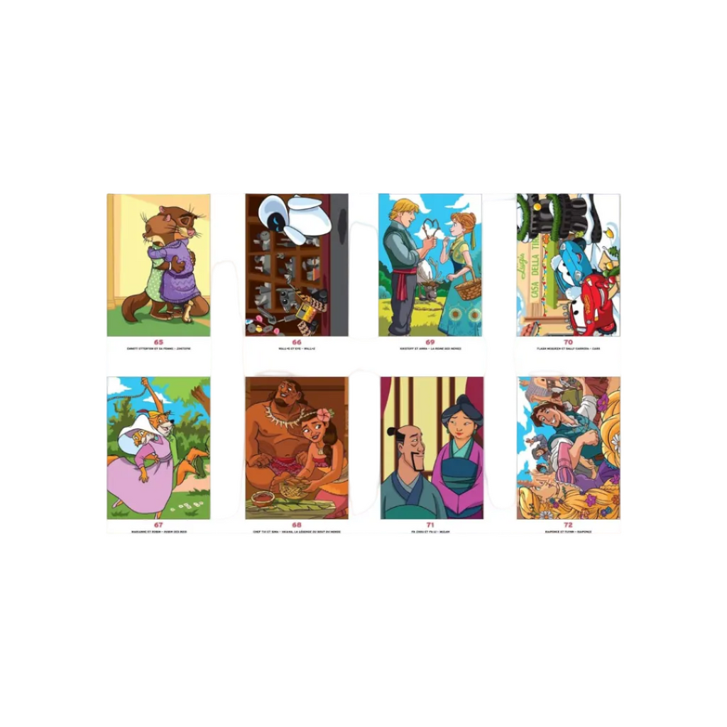 Coloriages mystères Disney - Love Stories